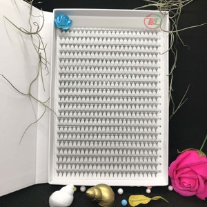 Extensions de cils longs en faux vison naturel faites à la main de haute qualité, épaisseur 0,12 mm, non collantes, volume CC, plateaux de cils en éventail T&T - Product Image 4