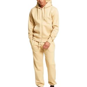Ensemble d'hiver de meilleure qualité Plain 100% Cotton Fleece Jogging Poches Survêtement à capuche et pantalon de survêtement pour hommes Solid Pattern chez Nurak - Product Image 1