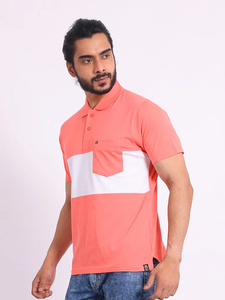 Premium Mercerised 100% Coton Hommes T-Shirt Élégant Confortable Porter Tous Les Jours Vente Chaude pour Polo Neck Demi Manches Design - Product Image 5