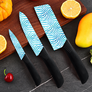 Couteau de poche à lame en céramique et manche en plastique, imprimé floral, couteau de chef de haute qualité, vente chaude, livraison gratuite - Product Image 3