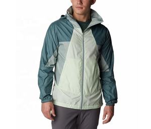 Chaquetas Cortavientos de Nailon Personalizadas al por Mayor, Chaquetas con Capucha de Nailon y Poliéster para Exteriores con Cierre, Chaquetas Cortavientos de Nailon para Hombre - Product Image 3