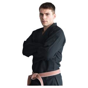 Personalizado BJJ Gi uniforme 450gsm tejido de perlas Kimono Jiu Jitsu traje con cinturón bordado Logo OEM artes marciales equipo - Product Image 3