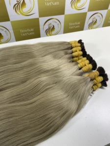 Tendance européenne couleur ombre 100% extensions de cheveux humains vietnamiens vierges haute qualité donneur unique grand stock meilleure couleur - Product Image 4