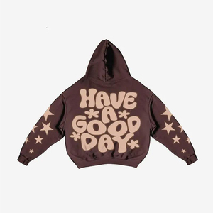 Vente en gros Survêtements à capuche unisexe pour homme, survêtements pour homme, survêtements évasés tendance à imprimé bouffant personnalisé - Product Image 2