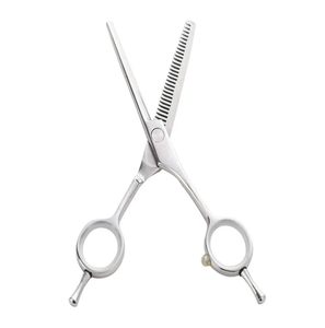 Tijeras de adelgazamiento de cabello de dientes Premium, tijeras de peluquería de acero inoxidable negro, tijeras para el cabello - Product Image 2