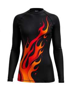 เสื้อแรชการ์ดผู้ชาย แห้งเร็ว กระชับกล้ามเนื้อ สำหรับเล่นกีฬา ผลิตตามสั่ง รับผลิตแบบ OEM ขายส่ง สำหรับเล่นเซิร์ฟ ว่ายน้ำ และฝึกซ้อม - Product Image 5