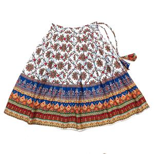 Shoryam Fashion Filles Enfants Vêtements ethniques traditionnels Ensemble Lehenga Choli bleu Impression numérique Entièrement cousu Polyester Fête festive - Product Image 4
