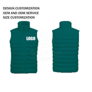 Gilet bouffant sans manches décontracté personnalisé pour hommes léger extérieur hiver séchage rapide personnalisable - Product Image 2