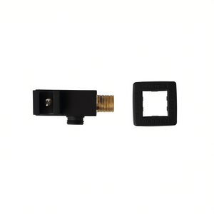 Soporte de Ducha Cuadrado Negro Mate para Salida de Agua, Accesorios para Baño y Aseo - Product Image 3