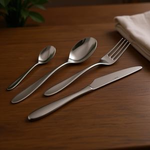 Juego de Cubiertos de Acero Inoxidable de 24 Piezas ISCHIA Cromado Pulido COF24IS CR Eme Cuchillos Elegantes para Cena - Product Image 3