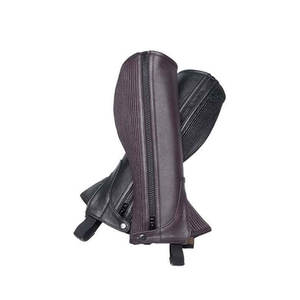 Cuero resistente a la intemperie para equipo de equitación confiable Chaps de equitación Detalles elegantes para mostrar y practicar Chaps de equitación - Product Image 5
