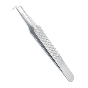 Pince à épiler pour extensions de cils de styles uniques, volume en acier inoxydable, 45, 90 degrés, pointe en fibre - Product Image 4