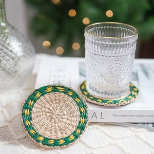 Posavasos de algas marinas hechos a mano, productos ecológicos hechos en Vietnam, decoración de mesa al por mayor - Product Image 4