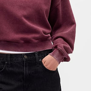 Sudadera para Mujer con Servicio OEM, Cuello Redondo, Precio al por Mayor para Compradores al por Mayor, Mangas Largas, Corte Holgado, Precio Económico 2026 - Product Image 3