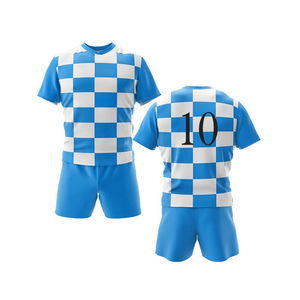 Nueva llegada de alta calidad por encargo transpirable Rugby uniforme conjuntos 100% poliéster sublimación impresa Jersey - Product Image 4