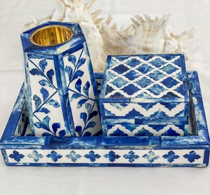 Haute qualité vadrouille incrustation/os incrustation Mubkhar brûleur d'encens taille personnalisée plateau de service pour Ramadan Eid cadeaux - Product Image 3