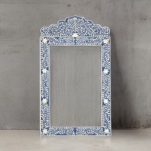 Miroir de maquillage décoratif en nacre incrustée de os, fait main en Inde, style moderne, personnalisé et écologique, best-seller - Product Image 1