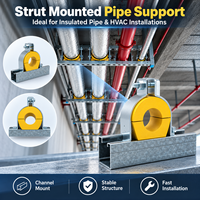 Solution personnalisée de fixation et de suspension de tuyaux pour tuyaux isolés, tuyaux d'incendie et systèmes de support industriels
