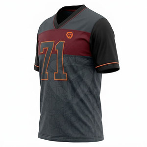<b>Game</b> Ready American Football Jersey Durable Fabric Breathable Material Comfortable Fit For Matches And Training Sessions - Product Image 3