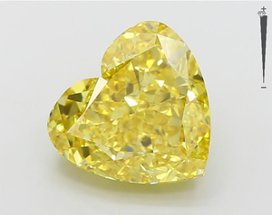 Diamante Cultivado en Laboratorio con Corte Corazón, 4.04 Ct, SI1, Suelto, HPHT CVD, Certificado IGI, para Joyería - Product Image 1