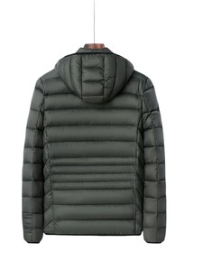 Chaqueta Acolchada Casual para Hombre, Proveedor de Chaquetas con Capucha Modernas, Bolsillo Delantero, Ecológica, Transpirable, Impermeable y Cortavientos para Viajes - Product Image 2