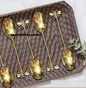 Ustensiles de cuisine Vaisselle Couverts Serveur à salade en acier inoxydable avec manche en feuille Servir les aliments Spork Salade Fourchette Cuillère Serveur Ensemble - Product Image 4