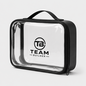 Sac de toilette transparent personnalisé |   Sac de toilette transparent pour voyage |   Organisateur de maquillage imperméable à fermeture éclair pour salle de bain, durable et suspendable - Product Image 2
