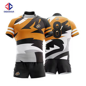 Uniforme sublimé de maillot de rugby grande taille respirant à séchage rapide dernier modèle personnalisé - Product Image 3