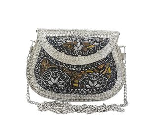 Super Quality Resin Clutch Bag Fashion Antique Resin Clutch Bag for Women Fashionable Clutch by HANNAN HANDICRAFT - Product Image 5