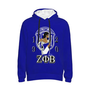 สินค้าออกใหม่: เสื้อสวมศีรษะ Zeta Phi Beta มีฮู้ดแขนยาวทนทานสำหรับผู้หญิงเสื้อมีฮู้ดพิมพ์ลายชมรม - Product Image 4