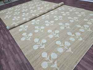 Luxury Eco-Friendly Woven Cotton Jute Rug High Sale Abstract Pattern Door <b>Mat</b> for Living Room Multiple Sizes Available - Product Image 3