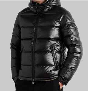 Recién llegado, chaqueta acolchada de invierno informal con capucha y cierre de cremallera teñida lisa de lona - Product Image 3