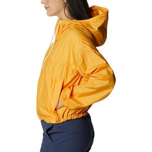 Chaqueta Cortavientos Impermeable de Nailon para Mujer, Ligera, con Capucha, Ecológica, Transpirable, Cómoda, Informal, Elegante, para Senderismo y Viajes - Product Image 3
