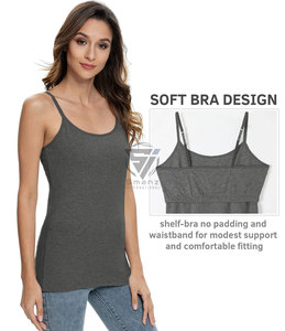 Débardeurs de yoga et de sport pour femmes, personnalisés, de haute qualité, écologiques, respirants, à dos ouvert, avec soutien-gorge intégré, vente en gros - Product Image 4