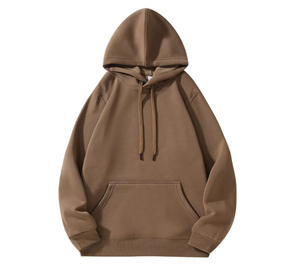 Sudadera con capucha de estilo callejero de invierno Unisex 2025 personalizada de alta calidad 100% algodón puro poliéster teñido liso/Material de algodón - Product Image 4