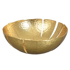 Hot Gold Plaqué Métal Rond Designer Paon Bols Hot Design Pas Cher Vaisselle Bol pour La Maison Hôtel et Restaurant Bol De Service - Product Image 6