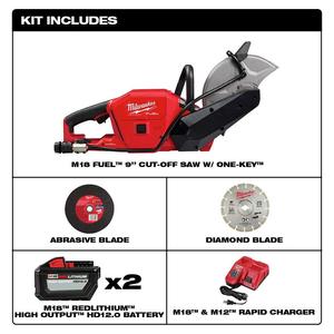 Sierra de corte a batería Fuel 9 con kit de una tecla incluido! - Product Image 4