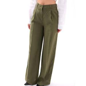 Pantalones Anchos Chic Chicago 6756 de Cintura Alta con Característica Antiarrugas de Crepé - Product Image 4