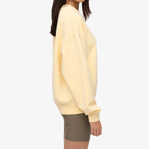 Ventes en gros OEM de pulls en molleton à col rond surdimensionnés imprimés pour femmes, pour l'hiver - Product Image 3