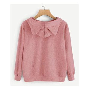 Sweat-shirts à capuche oversize imperméables en molleton 100 % coton, imprimés, élégants, collection hiver décontractée, pour femmes, orientés vers l'exportation - Product Image 2