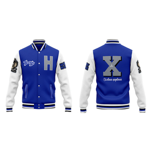 Venta caliente personalizado bordado Varsity chaquetas de alta calidad Unisex chaqueta de gran tamaño camisas de béisbol polar chaquetas de invierno para hombre - Product Image 5