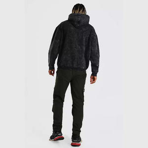 OEM Custom <b>Men's</b> Stand Collar Polar Fleece <b>Hoodie</b> Embroidery Warm <b>Sherpa</b> Coat Zip up Pullover Fleece Jacket Sweatshirt - Product Image 2