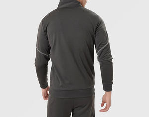 Chándal ligero personalizado de la mejor calidad, color sólido para invierno, chándal con cremallera completa para hombre - Product Image 6