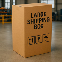 Boîte d'expédition en carton ondulé 5 plis haute résistance, carton maître personnalisé 695 pour l'exportation industrielle