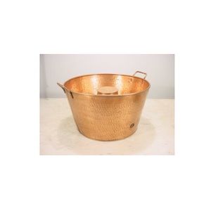 Bol de tuyau en métal fini laiton antique avec couvercle et bouton de conception d'oiseau pour la maison jardin arrosage plantes bol de tuyau d'arrosage décoratif - Product Image 6