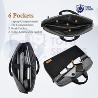 Tas Laptop Unisex Warna Abu-Abu Hitam Berkualitas Tinggi Ringan Harga Terjangkau Multi Kantong Tahan Air Nyaman Bernapas