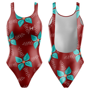 W4G Traje de baño de alta calidad para entrenamiento de competición para mujer Tech Back One Piece Pool Training Traje de baño para mujer Duty Free - Product Image 1
