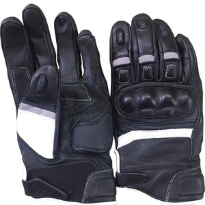 Gants de moto en cuir véritable de haute qualité, imperméables, respirants, compatibles avec les écrans tactiles, pour le motocross, la route, les sports de plein air - Product Image 1