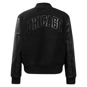 Vestes pour hommes Veste pour hommes Veste de baseball universitaire de haute qualité Corps en laine Manches en cuir véritable College Letterman Bomber - Product Image 3