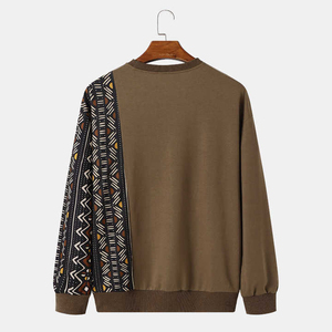 Sweat-shirts décontractés d'hiver pour hommes légers, 100% coton, tricotés, doublés, respirants, confortables, coupe-vent, de haute qualité - Product Image 6